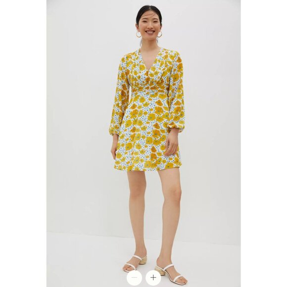 Anthropologie Dresses & Skirts - Vera for Anthropologie Buttercup Floral Mini Dress